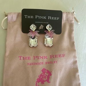 The Pink Reef wild orchid drop earrings
